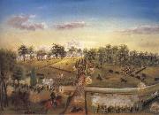 unknow artist Attack at Seminary Ridge,Gettysburg painting